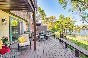 Riverfront Champlin Townhome w/ Deck & Water View!