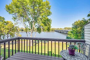 Riverfront Champlin Townhome w/ Deck & Water View!