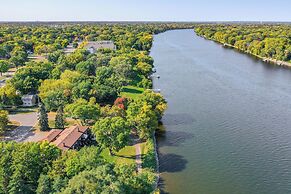 Riverfront Champlin Townhome w/ Deck & Water View!