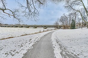 Riverfront Champlin Townhome w/ Deck & Water View!
