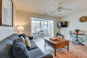 North Myrtle Beach Condo w/ Sunroom: Walk to Beach