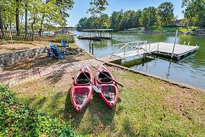 Hot Springs Lakefront Home w/ Dock & Water Views!