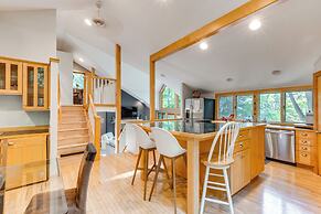 Serene Suttons Bay Home w/ Fire Pit & Wooded Yard