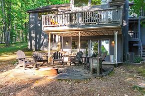 Serene Suttons Bay Home w/ Fire Pit & Wooded Yard
