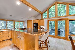 Serene Suttons Bay Home w/ Fire Pit & Wooded Yard