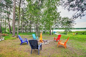 Lakefront Minnesota Home w/ Deck, Dock & Fire Pit