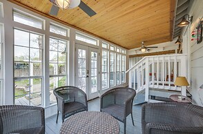 Backyard, Deck & Fire Pit: Conroe Getaway