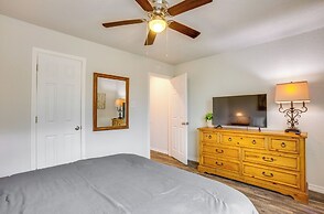 Backyard, Deck & Fire Pit: Conroe Getaway