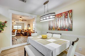 Backyard, Deck & Fire Pit: Conroe Getaway