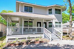 Backyard, Deck & Fire Pit: Conroe Getaway