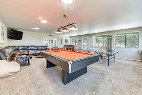 Alto Retreat w/ Wraparound Deck & Game Room!