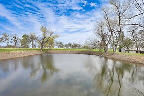 14 Acres w/ Pond Access: Farmhouse in Temple!