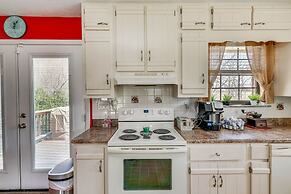 Furnished Deck & Fire Pit: Greeneville Home!