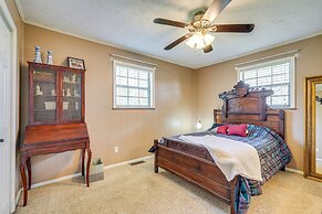 Furnished Deck & Fire Pit: Greeneville Home!