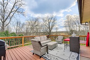 Furnished Deck & Fire Pit: Greeneville Home!