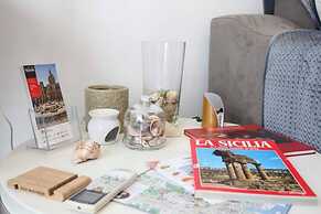 Terrace In The Historic Center In Palermo Pino