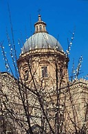 Terrace In The Historic Center In Palermo Pino