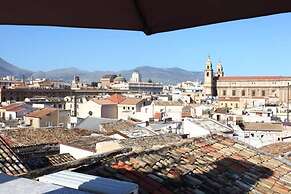 Terrace In The Historic Center In Palermo