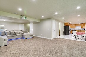 Home Theater & Patio: South Jordan Basement Unit