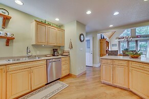 Lakefront Neillsville Home w/ Fire Pit, Game Room!