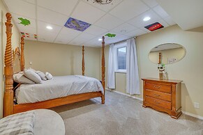 Lakefront Neillsville Home w/ Fire Pit, Game Room!