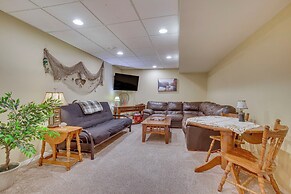Lakefront Neillsville Home w/ Fire Pit, Game Room!