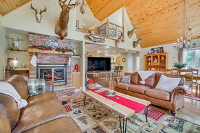 Lakefront Neillsville Home w/ Fire Pit, Game Room!