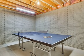 Lakefront Neillsville Home w/ Fire Pit, Game Room!