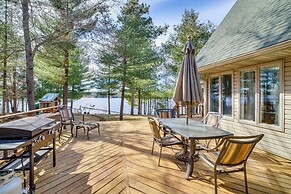 Lakefront Neillsville Home w/ Fire Pit, Game Room!