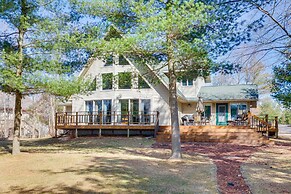 Lakefront Neillsville Home w/ Fire Pit, Game Room!