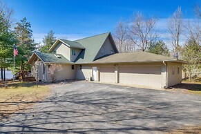 Lakefront Neillsville Home w/ Fire Pit, Game Room!