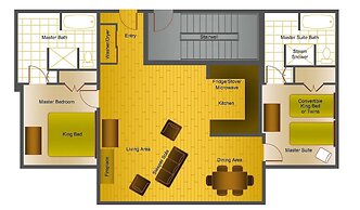 River Club 108 2 Bedroom Condo by Alpine Lodging Telluride