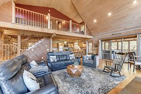 Spacious Maggie Valley Cabin w/ Waterfall On-site!