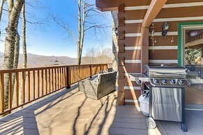 Spacious Maggie Valley Cabin w/ Waterfall On-site!