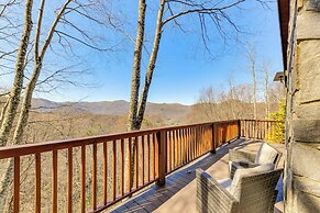 Spacious Maggie Valley Cabin w/ Waterfall On-site!