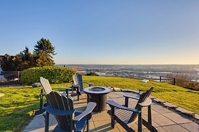 Scenic Tacoma Apartment w/ Deck & Fire Pit!