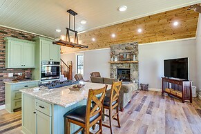 Riverfront Mountain View Cabin w/ Deck & Grill!