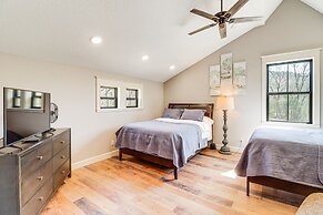 Riverfront Mountain View Cabin w/ Deck & Grill!