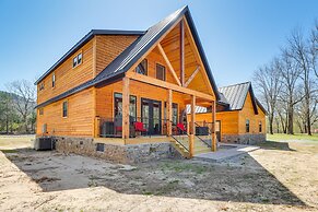 Riverfront Mountain View Cabin w/ Deck & Grill!
