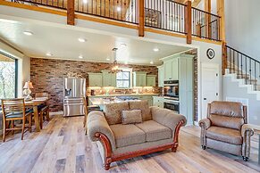 Riverfront Mountain View Cabin w/ Deck & Grill!