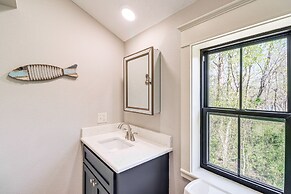 Riverfront Mountain View Cabin w/ Deck & Grill!