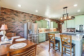 Riverfront Mountain View Cabin w/ Deck & Grill!