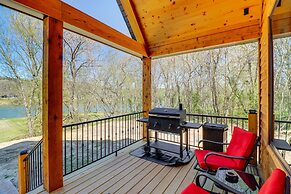 Riverfront Mountain View Cabin w/ Deck & Grill!