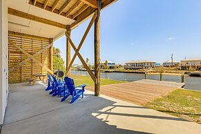 Waterfront Dauphin Island Home < Half-mi to Beach!