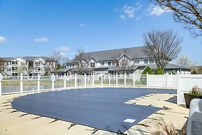 Community Pool & Private Balcony: Chic Lewes Gem