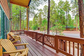 Pet-friendly Cabin w/ Fire Pit in Pinetop!