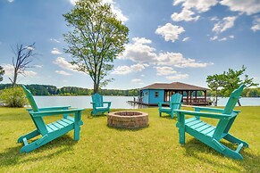 Waterfront Lake Gaston Home w/ Private Dock!