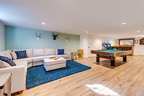Game Room & Fire Pit: Chic Pocono Pines Home!