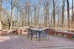 Game Room & Fire Pit: Chic Pocono Pines Home!