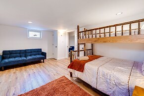 Game Room & Fire Pit: Chic Pocono Pines Home!